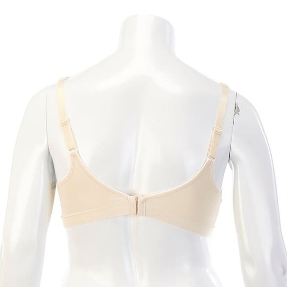 32D Bali DF3463 3463 Comfort Revolution Wire Free Bra Light Beige NEW WITH TAGS - Picture 2 of 2
